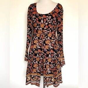 Raga Floral Long Sleeve Dress – Perfect for Fall 🍁 (Like New)